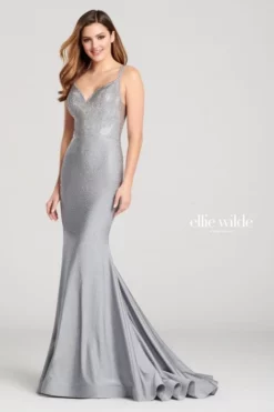 Ellie Wilde By Mon Cheri Ellie Wilde EW22019 Shimmering Stretch Gown 11 Ellie Wilde By Mon Cheri Ellie Wilde EW22019 Shimmering Stretch Gown -Outlet Prom Dresses Store F20 EW EW22019 05 470x705