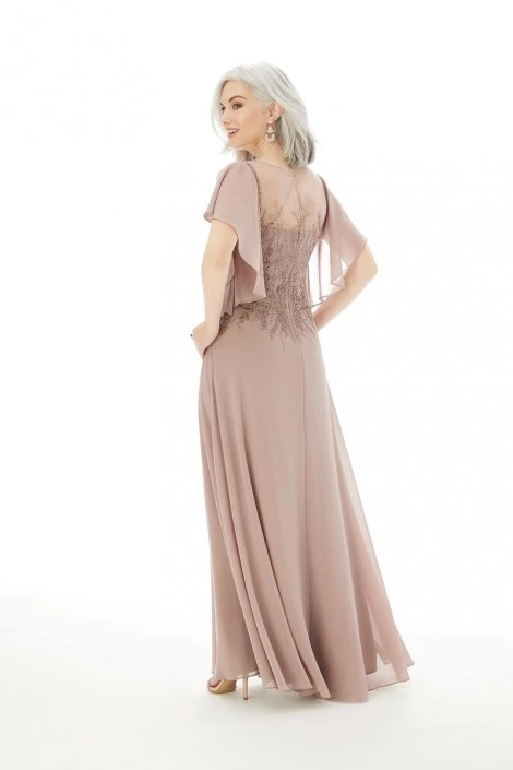 MGNY By Morilee 72206 Flutter Sleeve Mothers Gown 4 MGNY By Morilee 72206 Flutter Sleeve Mothers Gown - Image 2