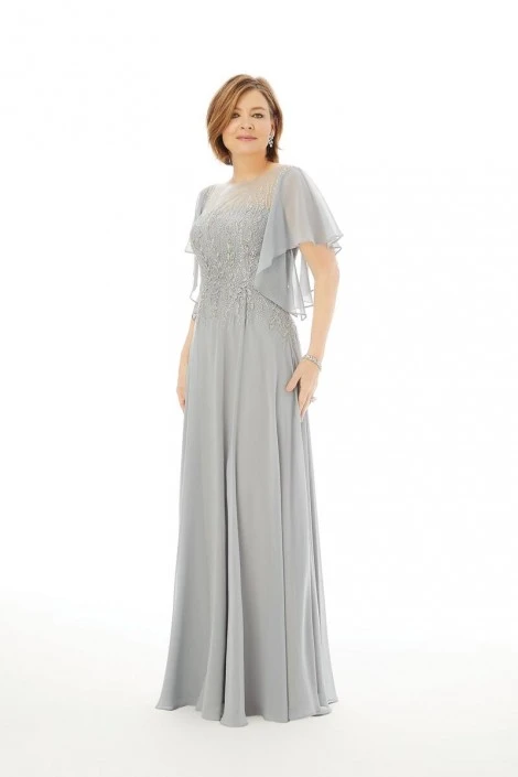 MGNY By Morilee 72206 Flutter Sleeve Mothers Gown 5 MGNY By Morilee 72206 Flutter Sleeve Mothers Gown - Image 3