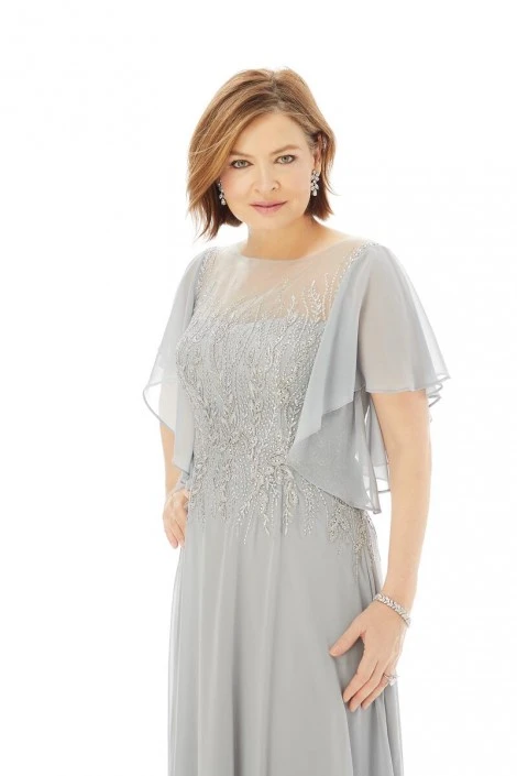 MGNY By Morilee 72206 Flutter Sleeve Mothers Gown 7 MGNY By Morilee 72206 Flutter Sleeve Mothers Gown - Image 5