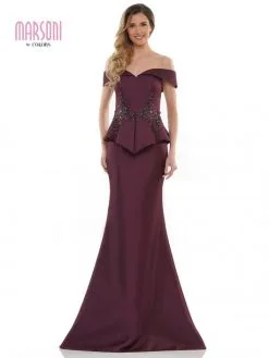 Marsoni By Colors MV1141 Off Shoulder MOB Gown -Outlet Prom Dresses Store F21 CM MV1141 03 529x705