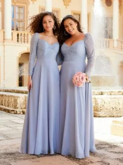 Christina Wu Celebration Christina Wu 22050 Lace Long Sleeve Bridesmaid Dress 7 Christina Wu Celebration Christina Wu 22050 Lace Long Sleeve Bridesmaid Dress -Outlet Prom Dresses Store F21 CWC 22050 03 529x705