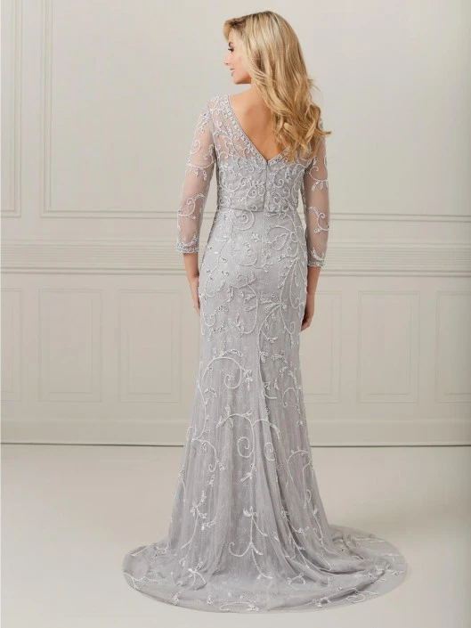 Christina Wu Elegance 17056 Beaded Illusion Gown 4 Christina Wu Elegance 17056 Beaded Illusion Gown - Image 2