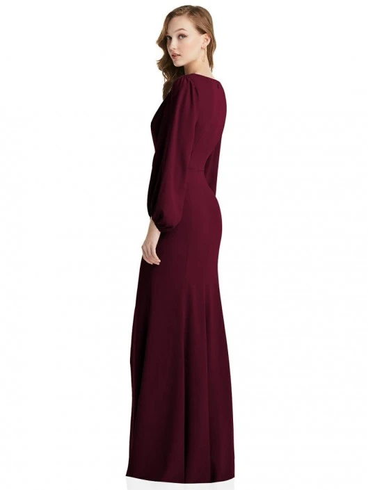 Dessy Collection 3083 Long Sleeve Modest Bridesmaid Gown 4 Dessy Collection 3083 Long Sleeve Modest Bridesmaid Gown - Image 2