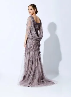 Ivonne D For Mon Cheri 221D41 Detachable Sleeve Gown -Outlet Prom Dresses Store F21 IDM 221D41 02 515x705