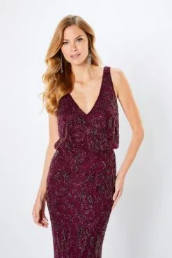 Montage By Mon Cheri Montage 221966 Draped Mothers Gown 8 Montage By Mon Cheri Montage 221966 Draped Mothers Gown -Outlet Prom Dresses Store F21 MG 221966 03 470x705