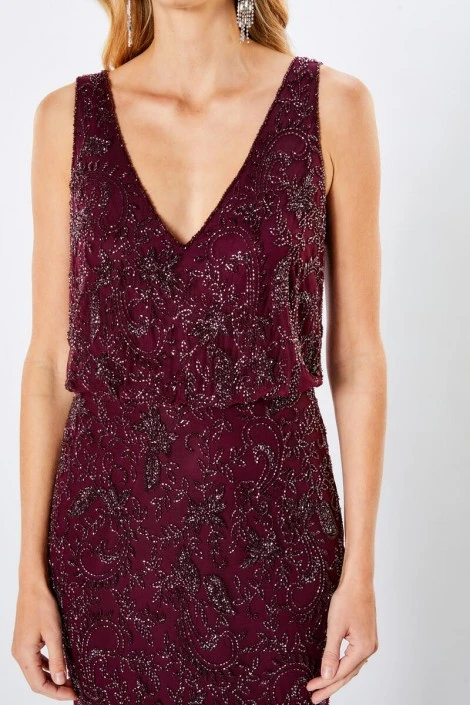 Montage By Mon Cheri Montage 221966 Draped Mothers Gown 6 Montage By Mon Cheri Montage 221966 Draped Mothers Gown - Image 4