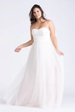 Wtoo By Watters Wtoo 146X 2 Tone Bobbinet Bridesmaid Dress -Outlet Prom Dresses Store F21 WTO 146X 03 470x705