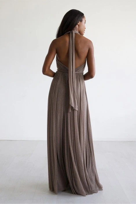 Watters MADILYN 9307 Plunging Shimmer Bridesmaid Dress 6 Watters MADILYN 9307 Plunging Shimmer Bridesmaid Dress - Image 4