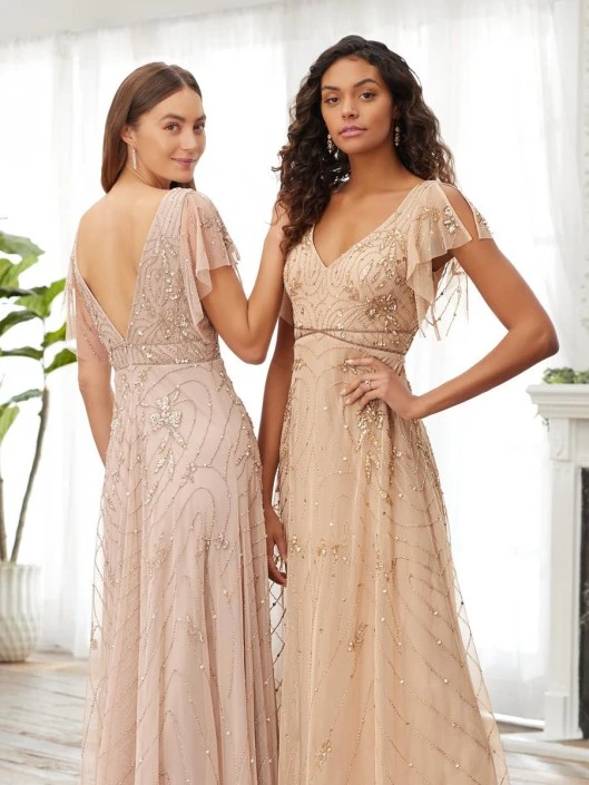 Adrianna Papell Platinum Bridal Adrianna Papell Platinum 40369 Elegant Gown 4 Adrianna Papell Platinum Bridal Adrianna Papell Platinum 40369 Elegant Gown - Image 2