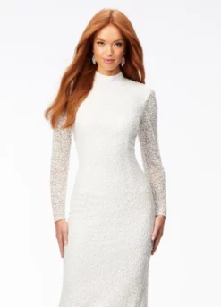 Ashley Lauren 11197 Glamorous Sequin Long Sleeve Max Dress 9 Ashley Lauren 11197 Glamorous Sequin Long Sleeve Max Dress -Outlet Prom Dresses Store F22 ASH 11197 03 508x705