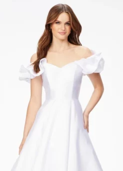 Ashley Lauren 11231 Ruffle Off Shoulder White Gown -Outlet Prom Dresses Store F22 ASH 11231 03 508x705