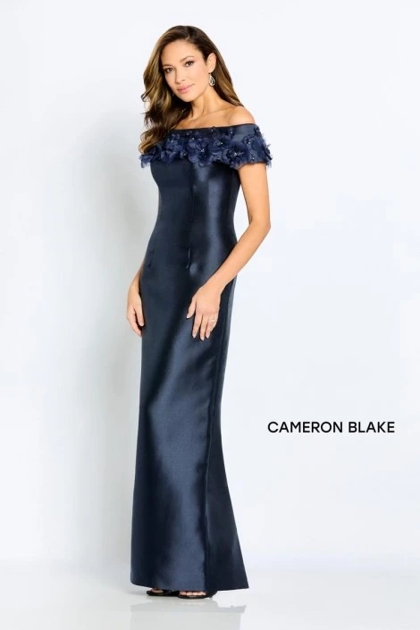 Cameron Blake By Mon Cheri Cameron Blake CB101 Gorgeous 3D Floral Mothers Gown 5 Cameron Blake By Mon Cheri Cameron Blake CB101 Gorgeous 3D Floral Mothers Gown - Image 3