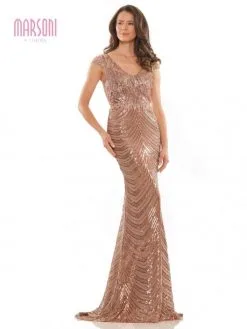 Marsoni By Colors M315 Sequin Evening Gown -Outlet Prom Dresses Store F22 CM M315 04 529x705