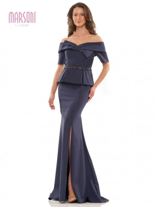 Marsoni By Colors MV1158 Stylish Off Shoulder Gown 7 Marsoni By Colors MV1158 Stylish Off Shoulder Gown - Image 5