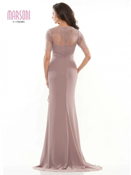 Marsoni By Colors MV1161 Gown With Cascading Flounce 4 Marsoni By Colors MV1161 Gown With Cascading Flounce - Image 2