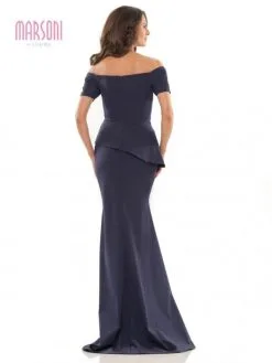Marsoni By Colors MV1163 Asymmetrical Peplum Gown 8 Marsoni By Colors MV1163 Asymmetrical Peplum Gown -Outlet Prom Dresses Store F22 CM MV1163 02 529x705