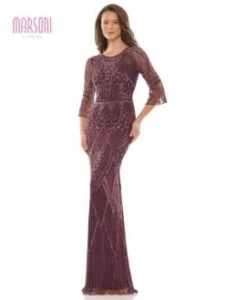 Marsoni By Colors MV1202 Ornately Beaded MOB Gown -Outlet Prom Dresses Store F22 CM MV1202 03 529x705