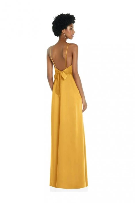 Dessy Social Bridesmaid Dessy Social 8218 Bow Back Blouson Bridesmaid Dress 4 Dessy Social Bridesmaid Dessy Social 8218 Bow Back Blouson Bridesmaid Dress - Image 2