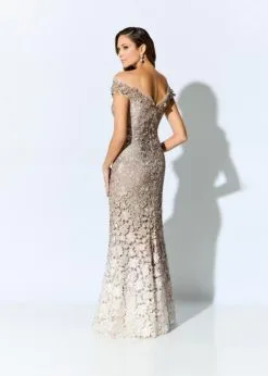 Ivonne D For Mon Cheri ID902 Elegant Crystal Lace Gown -Outlet Prom Dresses Store F22 IDMC ID902 02 503x705