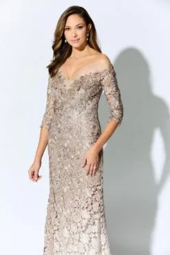 Ivonne D For Mon Cheri ID902 Elegant Crystal Lace Gown -Outlet Prom Dresses Store F22 IDMC ID902 04 470x705