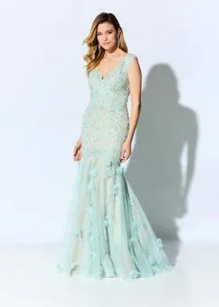 Ivonne D For Mon Cheri ID907 Whimsical Mermaid Gown -Outlet Prom Dresses Store F22 IDMC ID907 05 503x705