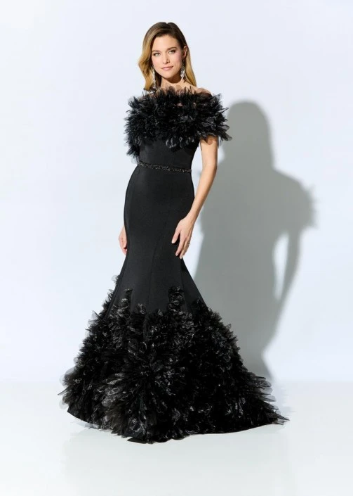 Ivonne D For Mon Cheri ID909 Over The Top Mermaid Gown 6 Ivonne D For Mon Cheri ID909 Over The Top Mermaid Gown - Image 4