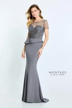 Montage By Mon Cheri Montage M500 Figure Flattering MOB Gown 10 Montage By Mon Cheri Montage M500 Figure Flattering MOB Gown -Outlet Prom Dresses Store F22 MG M500 04 470x705