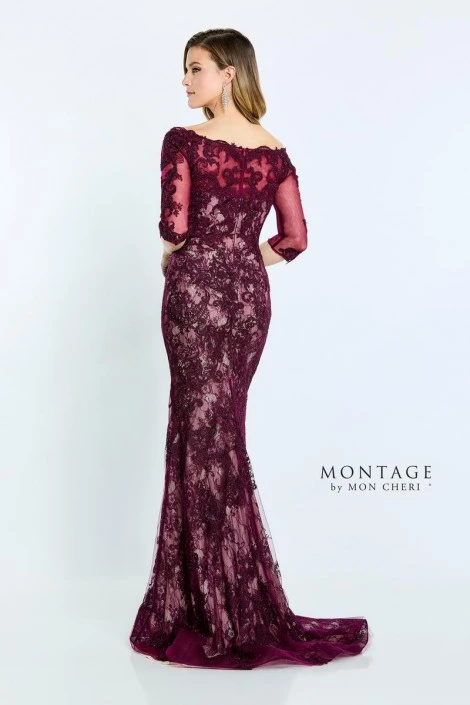 Montage By Mon Cheri Montage M510 Glamorous Lace Mother Of Bride Gown 4 Montage By Mon Cheri Montage M510 Glamorous Lace Mother Of Bride Gown - Image 2