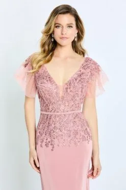 Montage By Mon Cheri Montage M512 Gown With Removable Flutter Sleeves 9 Montage By Mon Cheri Montage M512 Gown With Removable Flutter Sleeves -Outlet Prom Dresses Store F22 MG M512 04 470x705