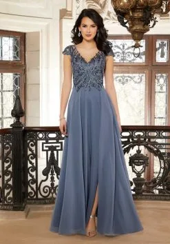 MGNY By Morilee 72605 Beautiful Cap Sleeve Gown 9 MGNY By Morilee 72605 Beautiful Cap Sleeve Gown -Outlet Prom Dresses Store F22 MGNY 72605 03 492x705