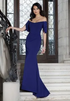 MGNY By Morilee 72613 Slinky Off Shoulder Gown 8 MGNY By Morilee 72613 Slinky Off Shoulder Gown -Outlet Prom Dresses Store F22 MGNY 72613 03 492x705