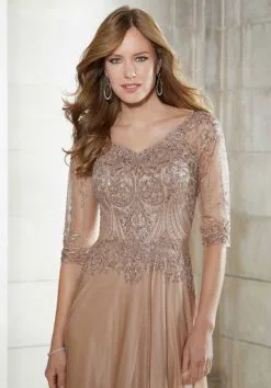 MGNY By Morilee 72618 Glowing Mothers Gown 10 MGNY By Morilee 72618 Glowing Mothers Gown -Outlet Prom Dresses Store F22 MGNY 72618 04 492x705