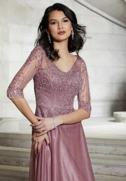 MGNY By Morilee 72618 Glowing Mothers Gown 11 MGNY By Morilee 72618 Glowing Mothers Gown -Outlet Prom Dresses Store F22 MGNY 72618 05 492x705