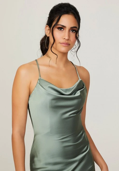 Morilee Madeline Gardner Morilee 21783 Asymmetrical Silky Bridesmaid Dress 5 Morilee Madeline Gardner Morilee 21783 Asymmetrical Silky Bridesmaid Dress - Image 3