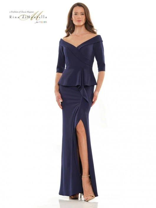 Rina Di Montella RD2764 Off Shoulder MOB Gown 6 Rina Di Montella RD2764 Off Shoulder MOB Gown - Image 4