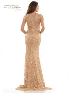 Rina Di Montella RD2803 Beaded Lace Mothers Gown 8 Rina Di Montella RD2803 Beaded Lace Mothers Gown -Outlet Prom Dresses Store F22 RD RD2803 02 529x705