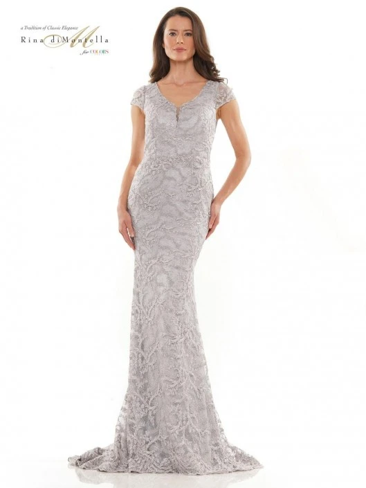 Rina Di Montella RD2803 Beaded Lace Mothers Gown 5 Rina Di Montella RD2803 Beaded Lace Mothers Gown - Image 3