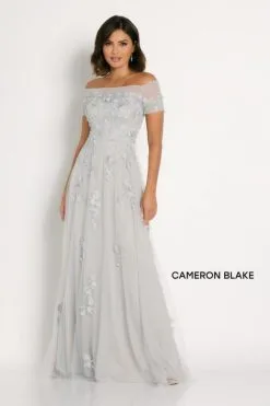 Cameron Blake By Mon Cheri Cameron Blake CB751 Feminine Off Shoulder Mothers Gown 8 Cameron Blake By Mon Cheri Cameron Blake CB751 Feminine Off Shoulder Mothers Gown -Outlet Prom Dresses Store F23 CB CB751 03 470x705