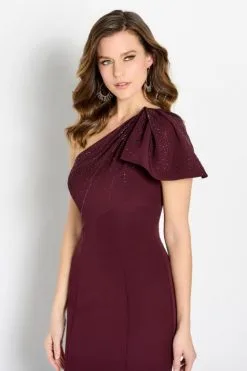 Cameron Blake By Mon Cheri Cameron Blake CB752 One Shoulder Mother Of Bride Gown 9 Cameron Blake By Mon Cheri Cameron Blake CB752 One Shoulder Mother Of Bride Gown -Outlet Prom Dresses Store F23 CB CB752 04 470x705