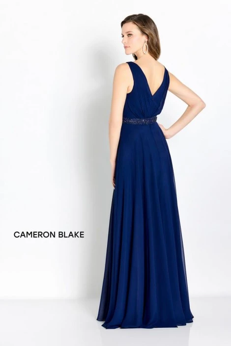 Cameron Blake By Mon Cheri Cameron Blake CB756 Removable Shoulder Drape Mothers Gown 4 Cameron Blake By Mon Cheri Cameron Blake CB756 Removable Shoulder Drape Mothers Gown - Image 2