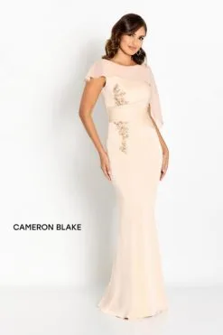 Cameron Blake By Mon Cheri Cameron Blake CB763 Asymmetrical Chiffon Drape MOB Gown 8 Cameron Blake By Mon Cheri Cameron Blake CB763 Asymmetrical Chiffon Drape MOB Gown -Outlet Prom Dresses Store F23 CB CB763 03 470x705