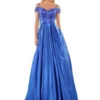 Glow By Colors Dress Glow By Colors G1096 Off Shoulder A-Line Prom Dress
