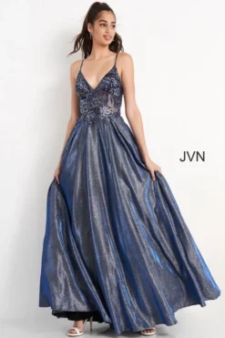 JVN By Jovani JVN06465 Shimmering Prom Dress
