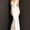 JVN By Jovani JVN07386 Feminine Sheer Lace Gown -Outlet Prom Dresses Store JVN07386 JVN by Jovani Prom Dress S22 470x705