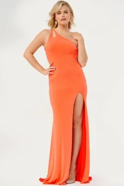 JVN By Jovani JVN08517 Cutout One Shoulder Prom Dress