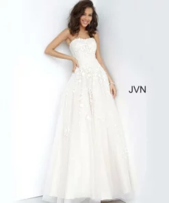JVN By Jovani JVN1831 Embroidered Ball Gown