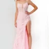 JVN By Jovani JVN22343 Sheer Corset Side Slit Gown 1 JVN By Jovani JVN22343 Sheer Corset Side Slit Gown -Outlet Prom Dresses Store JVN22343 JVN by Jovani Prom Dress S23 471x705