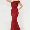 JVN By Jovani JVN23116 Sequin One Shoulder Prom Dress 1 JVN By Jovani JVN23116 Sequin One Shoulder Prom Dress -Outlet Prom Dresses Store JVN23116 JVN by Jovani Prom Dress S23 470x705