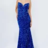 JVN By Jovani JVN23771 Strapless Sequin Prom Dress